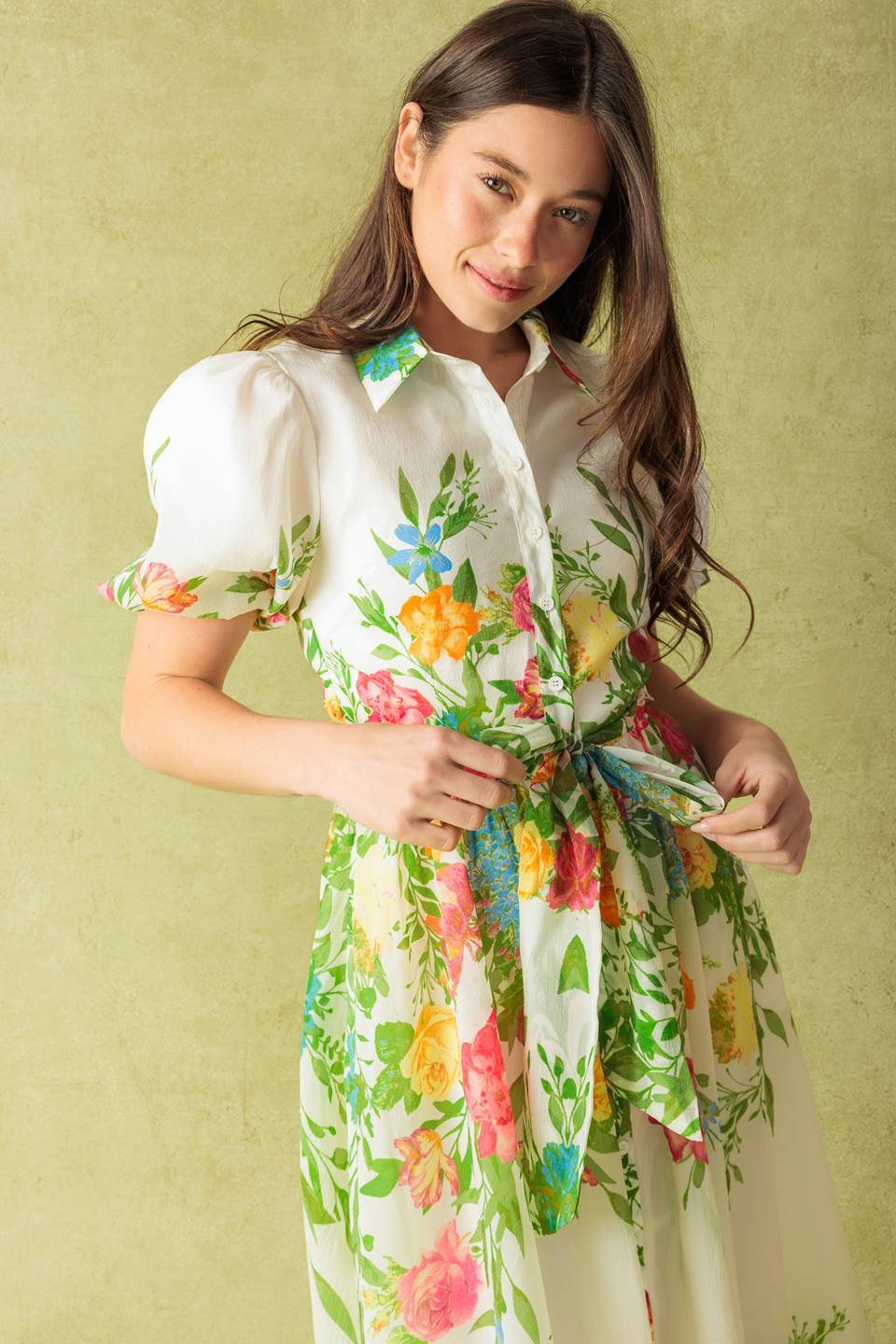 MUCH TO DO WOVEN MIDI DRESS Flying Tomato